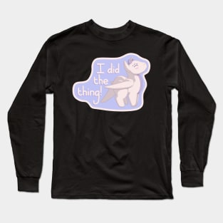 I did the thing! Cream Dragon Long Sleeve T-Shirt